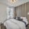 bedroom with an accent wall