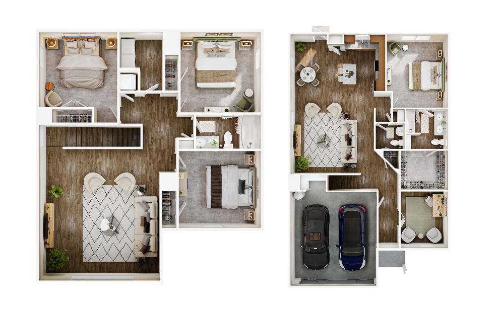 GRANVILLE - 4 bedroom floorplan layout with 2.5 bathrooms and 2425 square feet